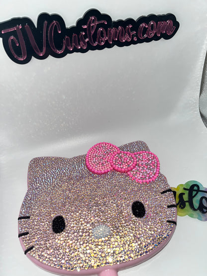 Custom Hello Kitty bling mirror